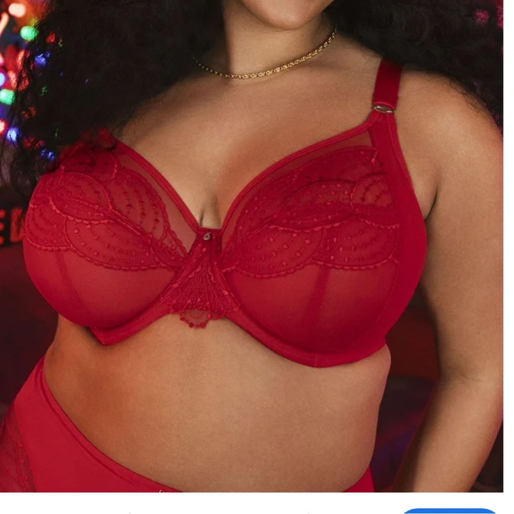 Elomi Priya 42I unlined underwire 3-part cup full figure bra $72 NWOT - Picture 2 of 14